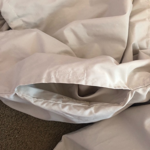 TUMBLR AESTHETIC BEIGE WINDBREAKER QUARTER ZIP. - Picture 6 of 7